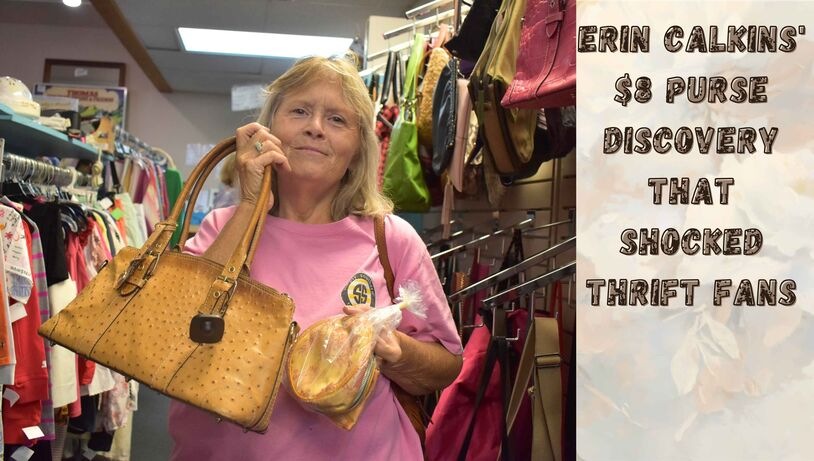 Erin Calkins' $8 Purse Discovery That Shocked Thrift Fans